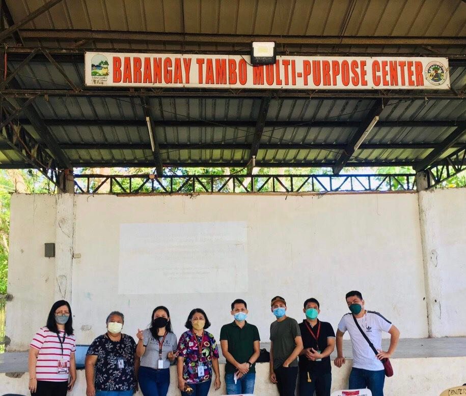 The College of Arts and Sciences Bakawan Para sa Kinabukasan Extension Team presents project details to Sanipaan Management Committee  in Bgy. Tambo, Babak, IGaCoS