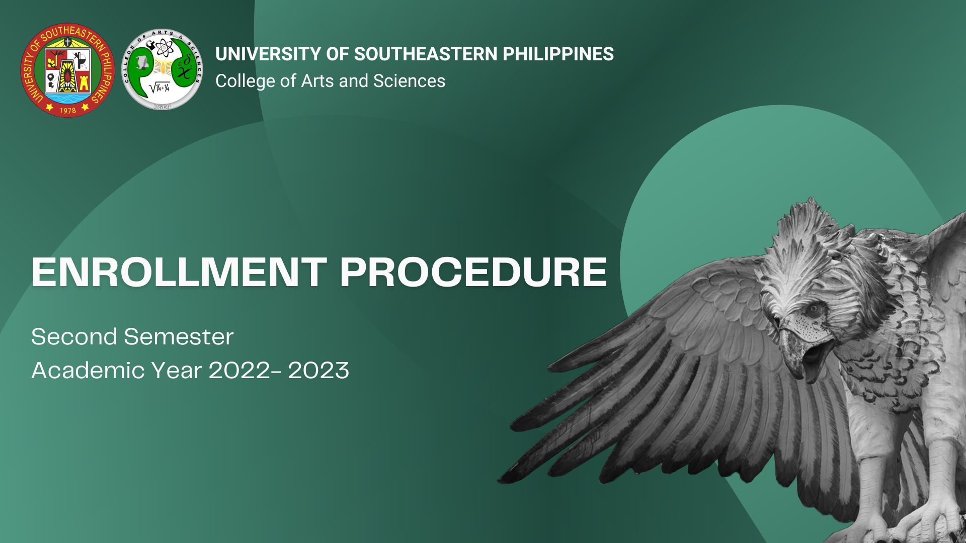 ENROLLMENT PROCEDURE FOR SECOND SEMESTER, AY 2022- 2023