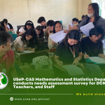 USeP-CAS Mathematics and Statistics Department conducts needs assessment survey for DCNHS Students, Teachers, and Staff