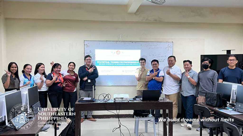 USeP-CAS Mathematics and Statistics Department conducts Regression Analysis Workshop at DCNHS