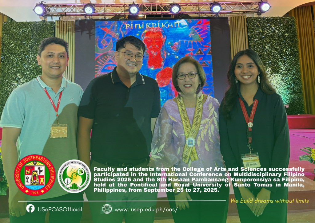 USeP-CAS Present Researches at the 8th HASAAN and the 4th ICMFS 2025