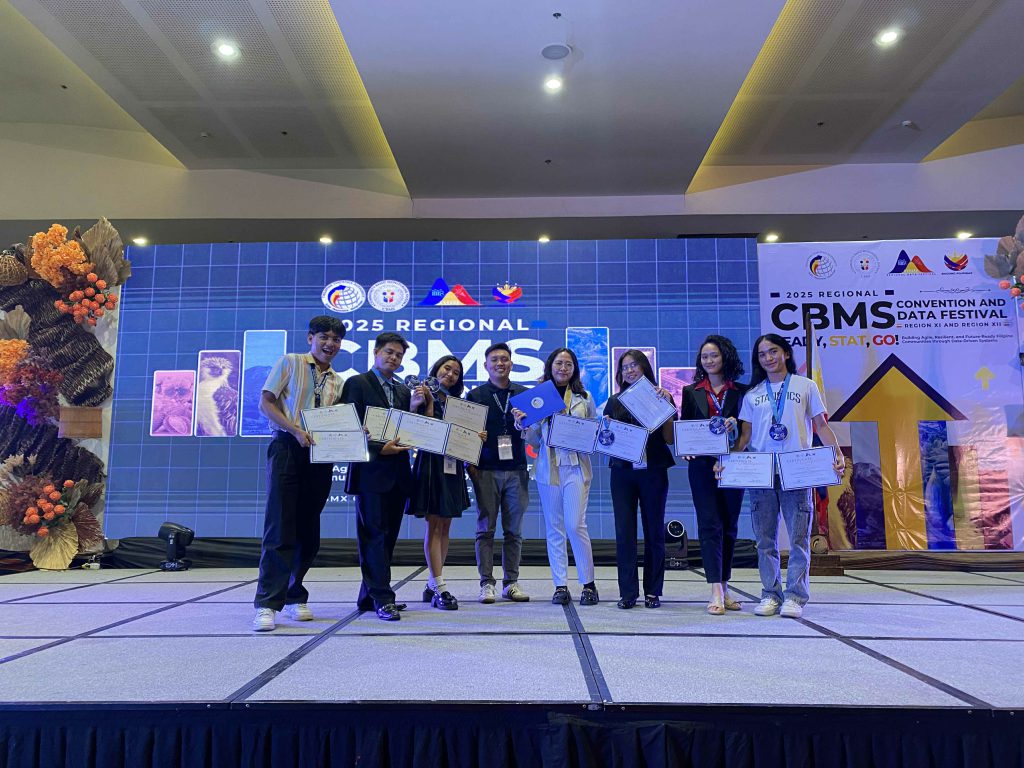 USeP Statistics Students Dominate 2025 CBMS Convention and Data Festival in Regions XI & Region XII