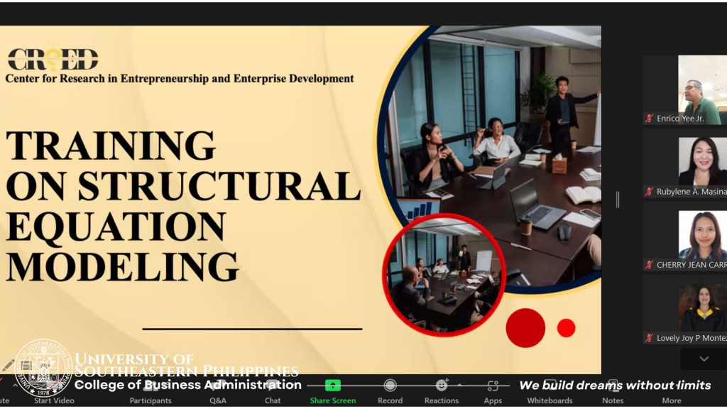 [𝗜𝗡 𝗣𝗛𝗢𝗧𝗢𝗦] CREED conducts training on structural equation modeling for faculty and graduate students.