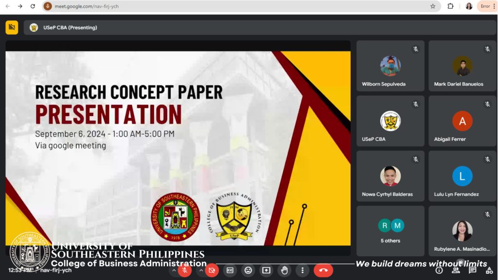 College of Business Administration hosts successful Research Concept Paper Presentation