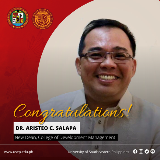 CDM’s New Dean | Dr. Aristeo C. Salapa