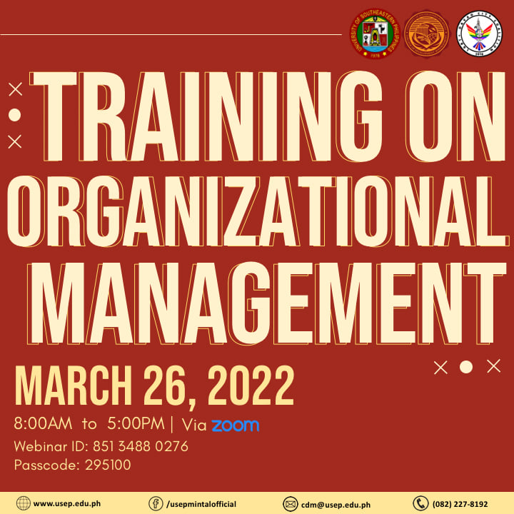 Training on Organizational Management