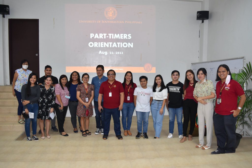 CDM Part-Timers Orientation