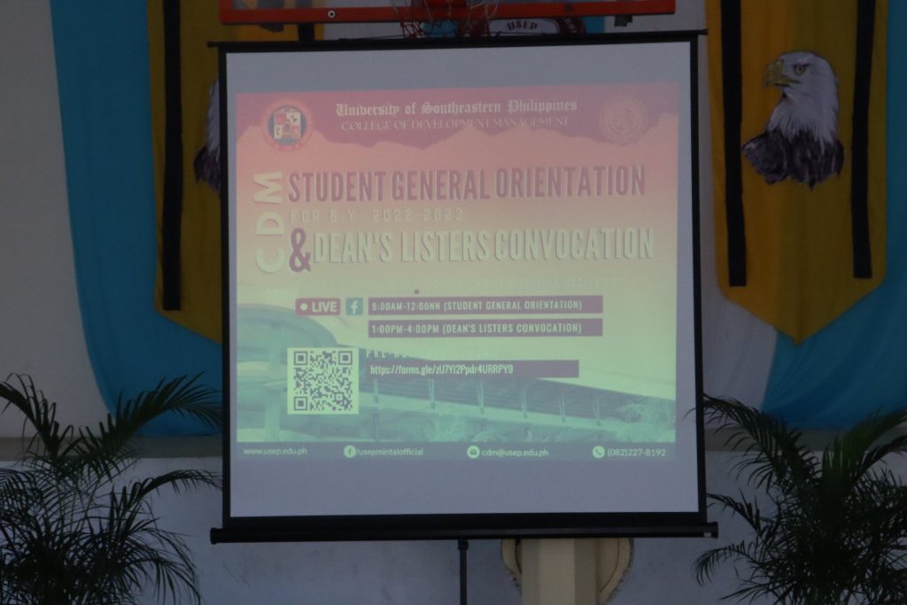 Face-to-face Student Orientation to Undergraduate Students for the S.Y. 2022-2023