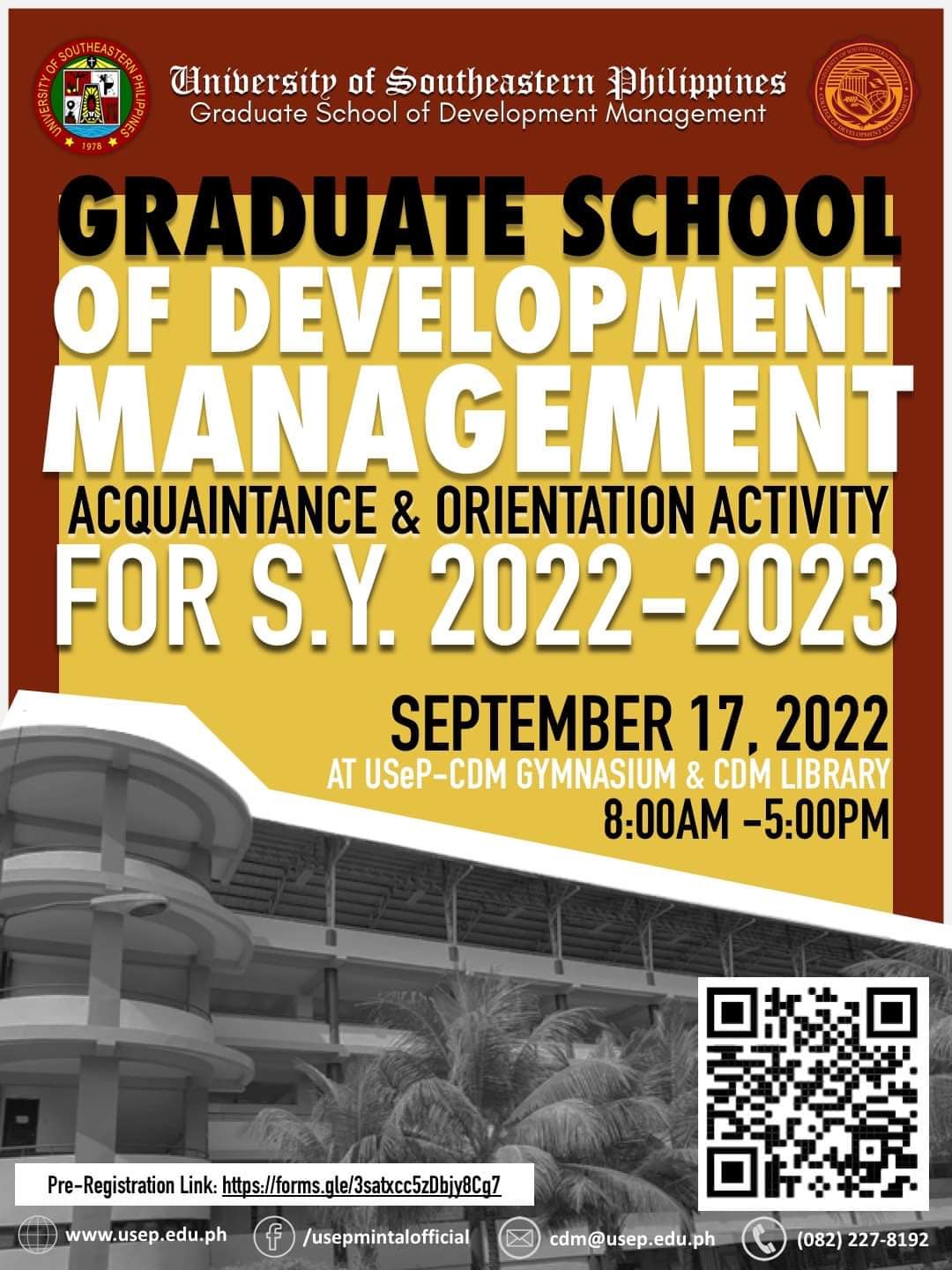 Graduate School Acquaintance and Orientation Activity