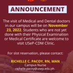 Physical Examination/Medical Certificate