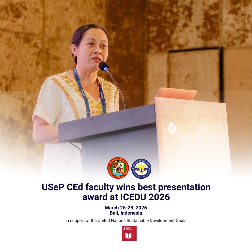 𝐔𝐒𝐞𝐏 𝐂𝐄𝐝 𝐟𝐚𝐜𝐮𝐥𝐭𝐲 𝐰𝐢𝐧𝐬 𝐛𝐞𝐬𝐭 𝐩𝐫𝐞𝐬𝐞𝐧𝐭𝐚𝐭𝐢𝐨𝐧 𝐚𝐰𝐚𝐫𝐝 𝐚𝐭 𝐈𝐂𝐄𝐃𝐔 𝟐𝟎𝟐𝟔