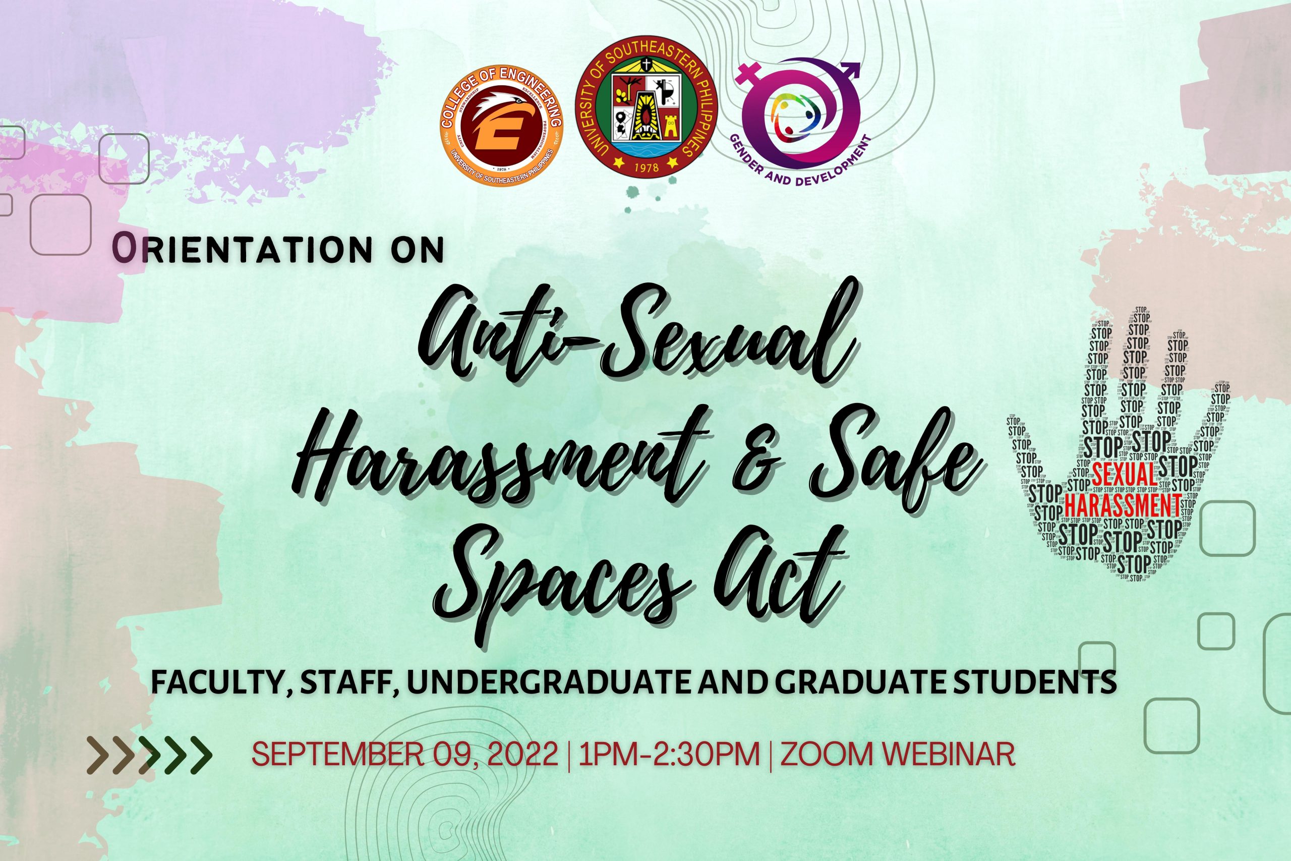 CoE, GAD conduct Orientation on Anti-Sexual Harassment and Safe Spaces Act