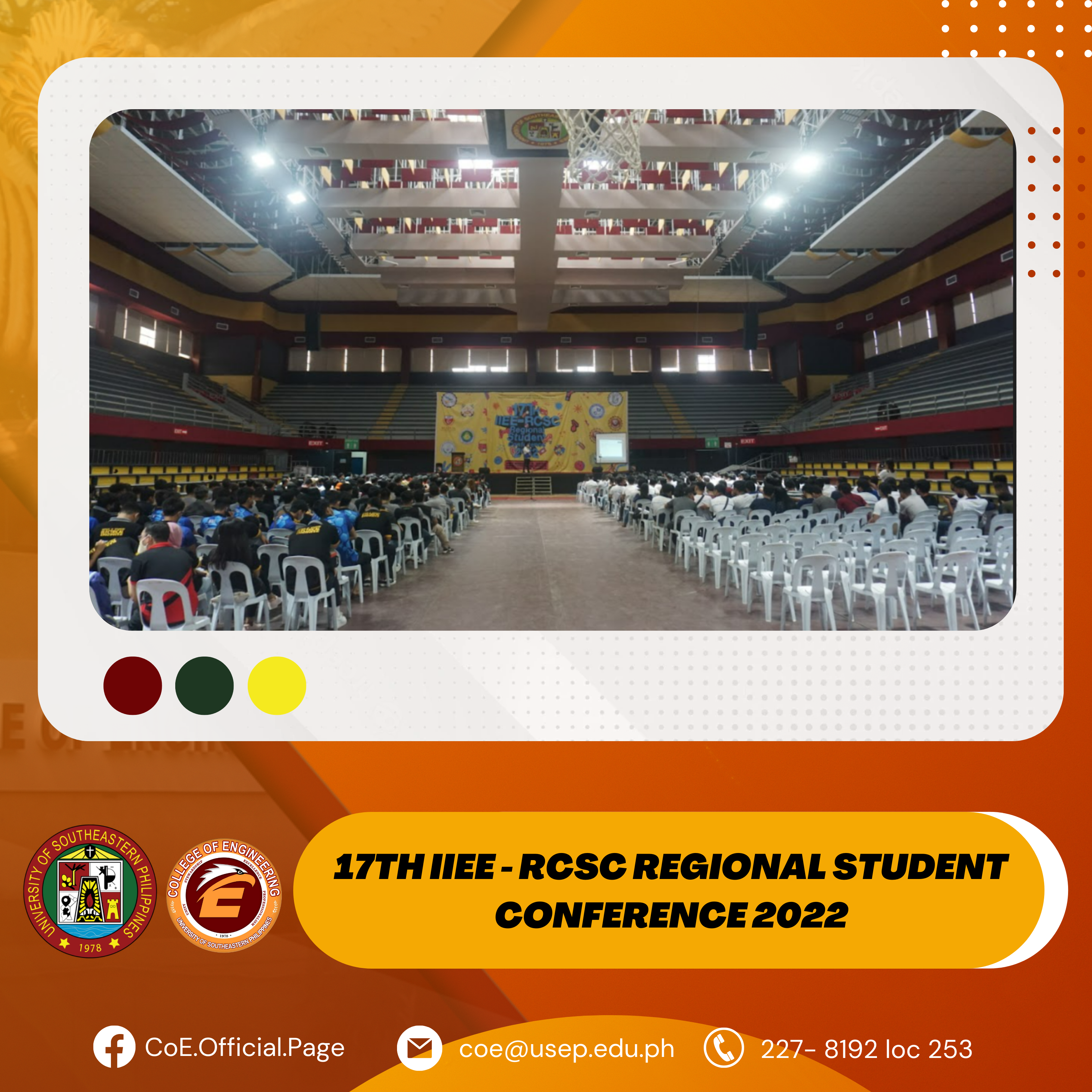 USeP hosts 17th IIEE – RCSC Regional Student Conference 2022
