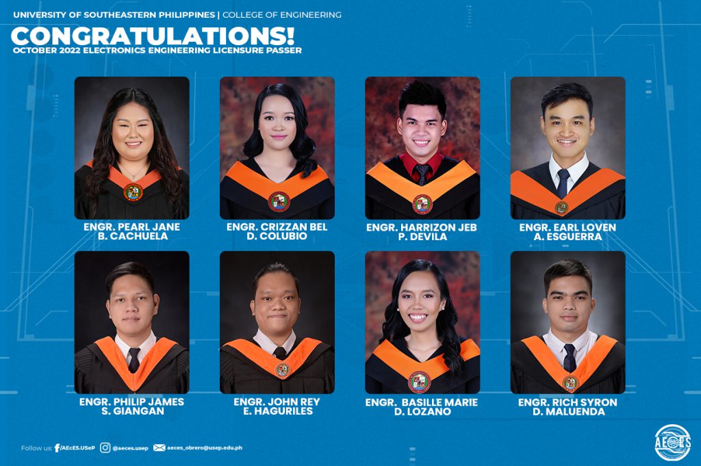 USeP Graduates Electronics Engineer Licensure Exam