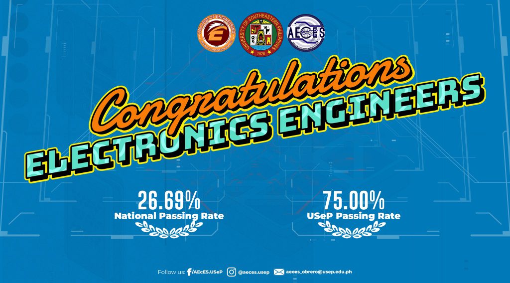 USeP Graduates Electronics Engineer Licensure Examination