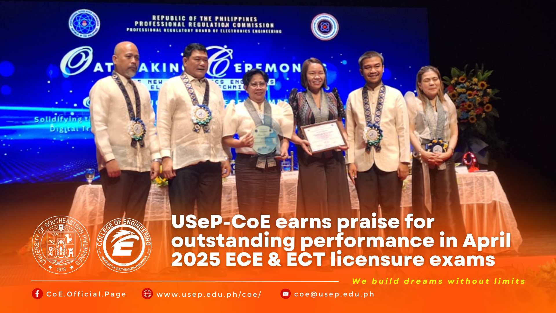 USeP-CoE earns praise for outstanding performance in April 2025 ECE & ECT licensure exams