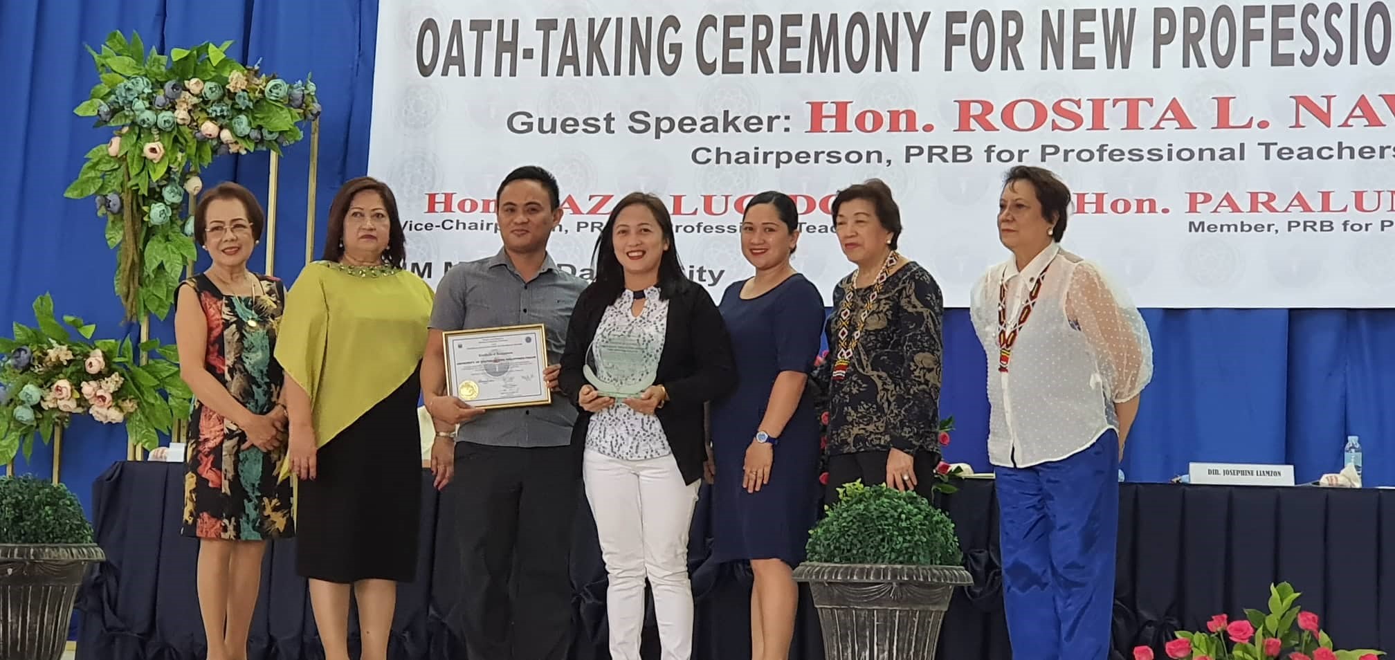 CHEd Awards USeP as Top Performing School in Region XI