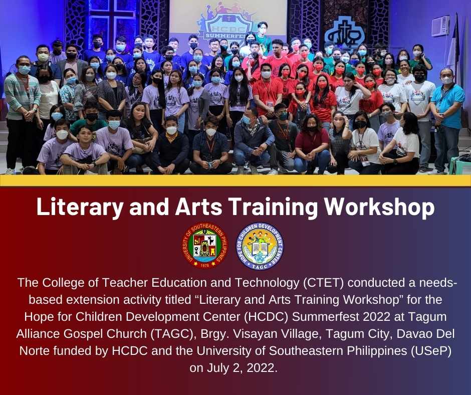 CTET conducts Literary and Arts Training Workshop
