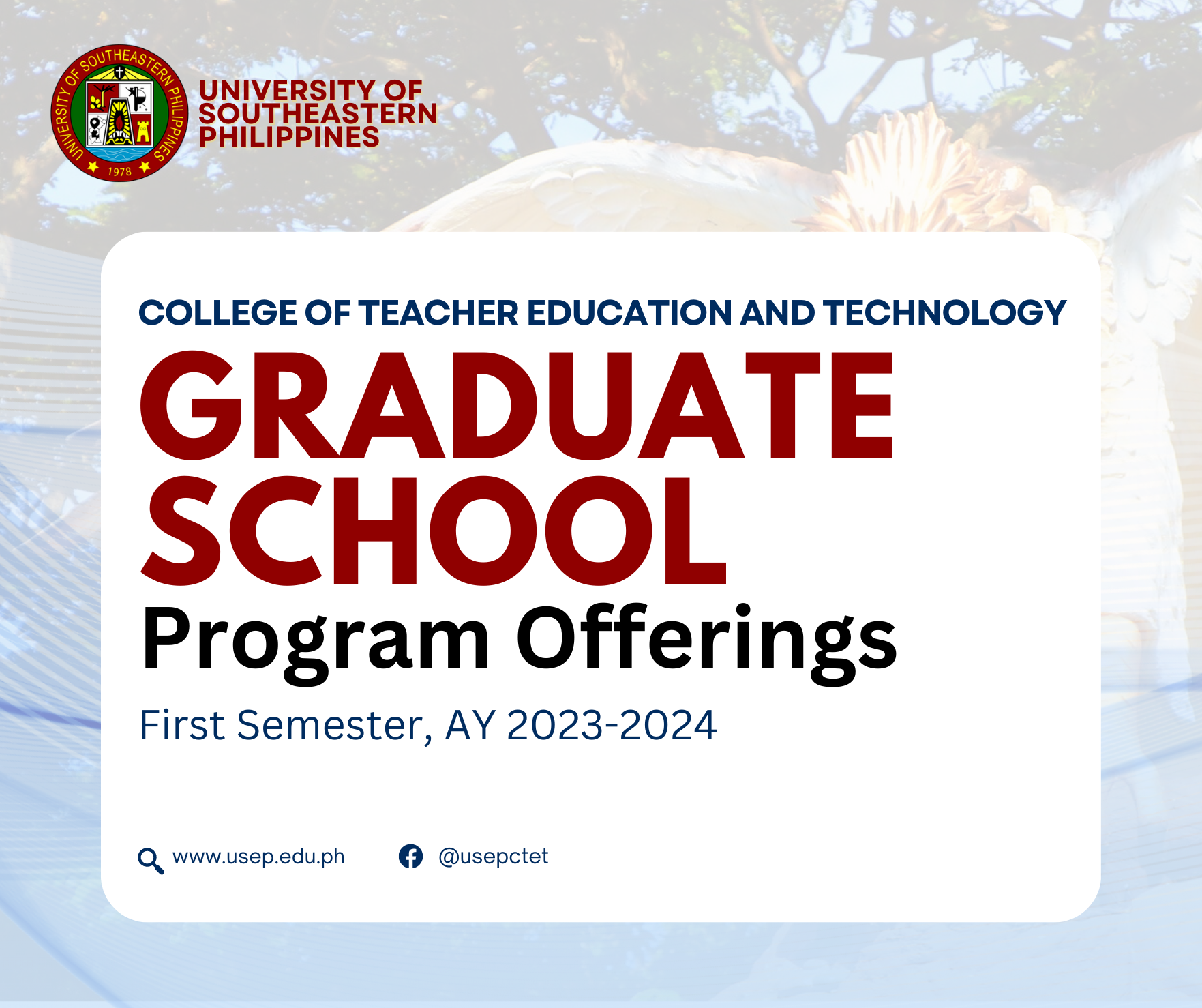 Graduate School of Teacher Education and Technology Program Offerings