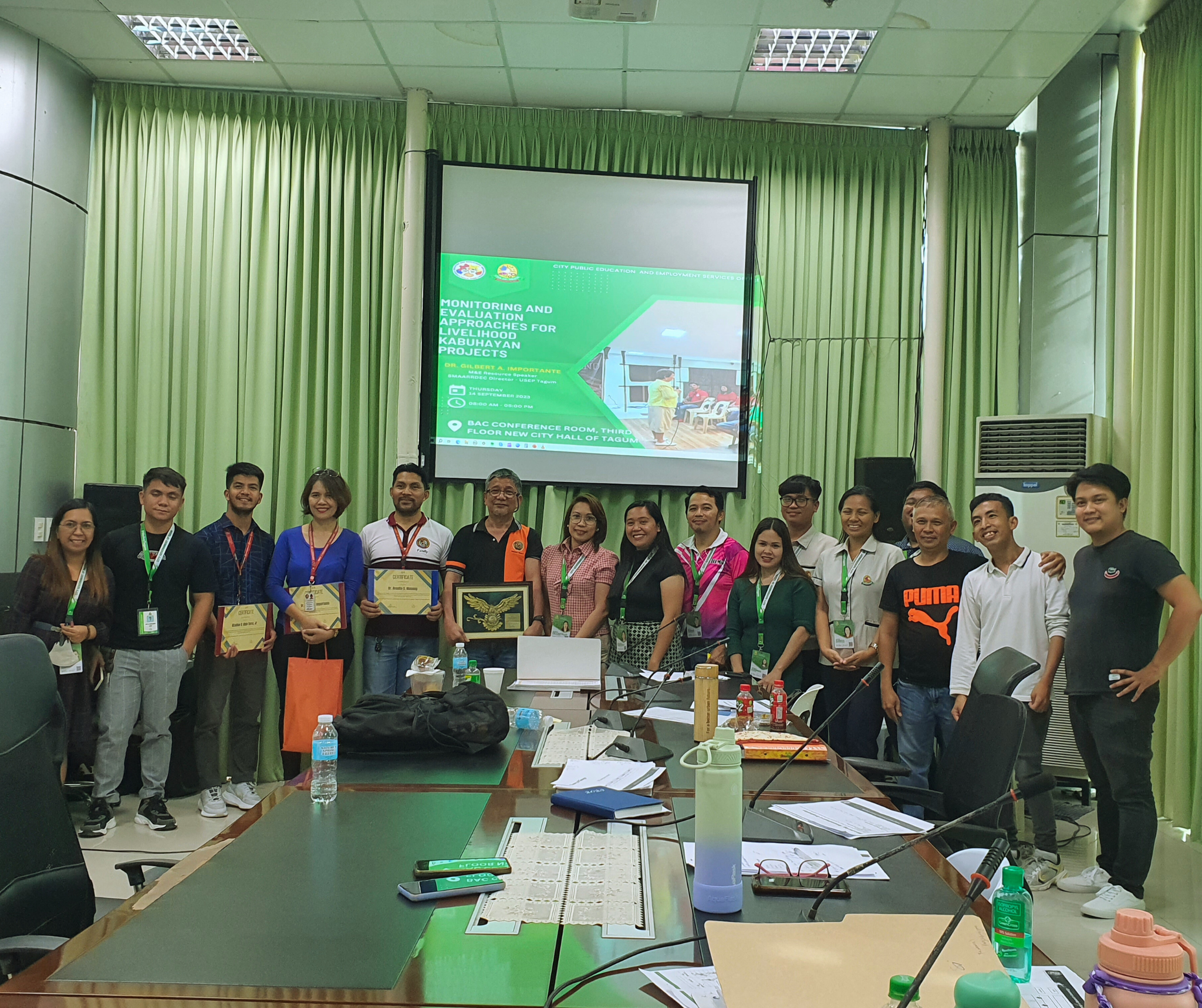 CTET Extension Office Conducted A Training On Monitoring and Evaluation Approaches for Livelihood Kabuhayan Projects