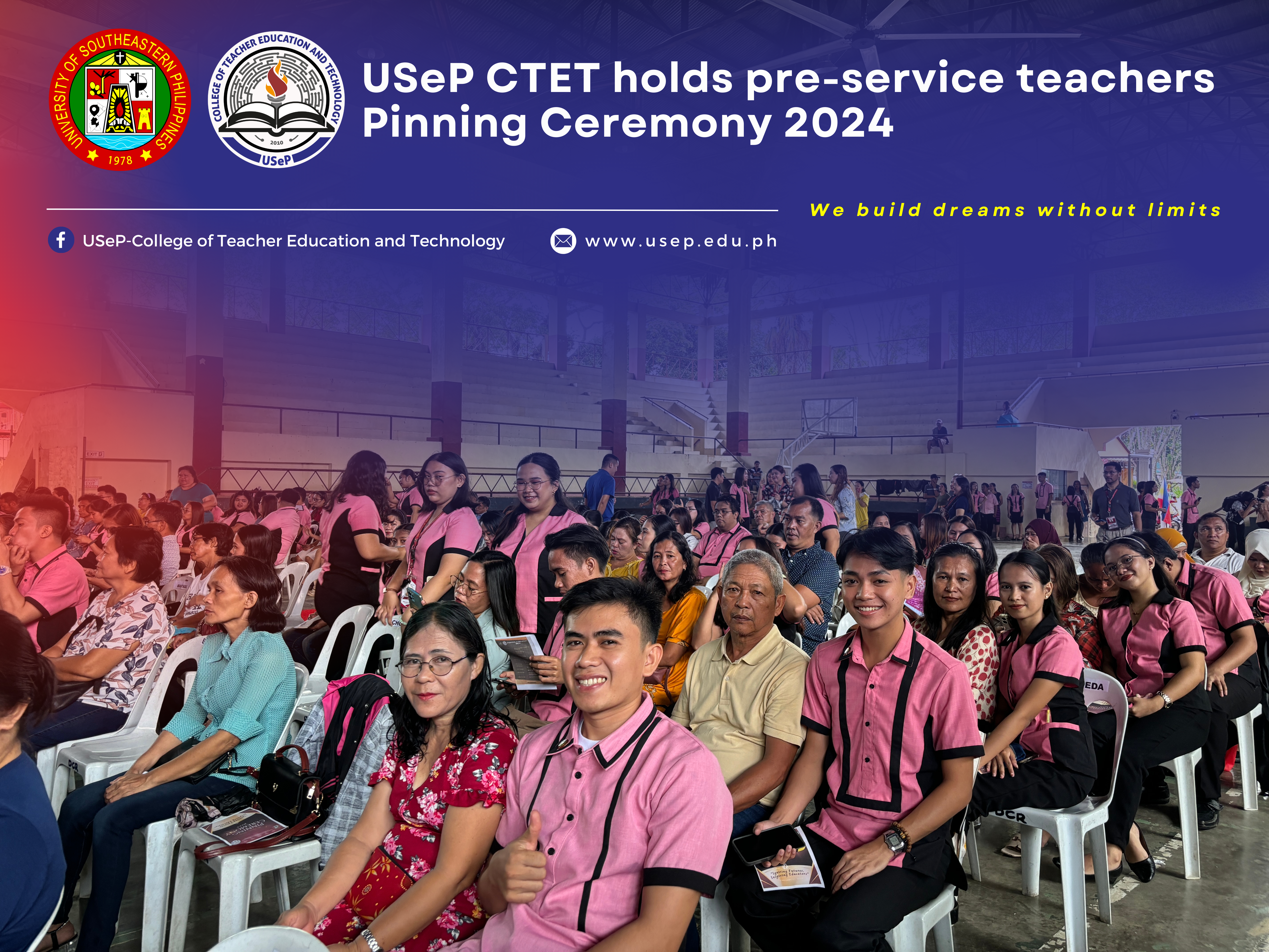 USeP CTET holds pre-service teachers’ Pinning Ceremony 2024