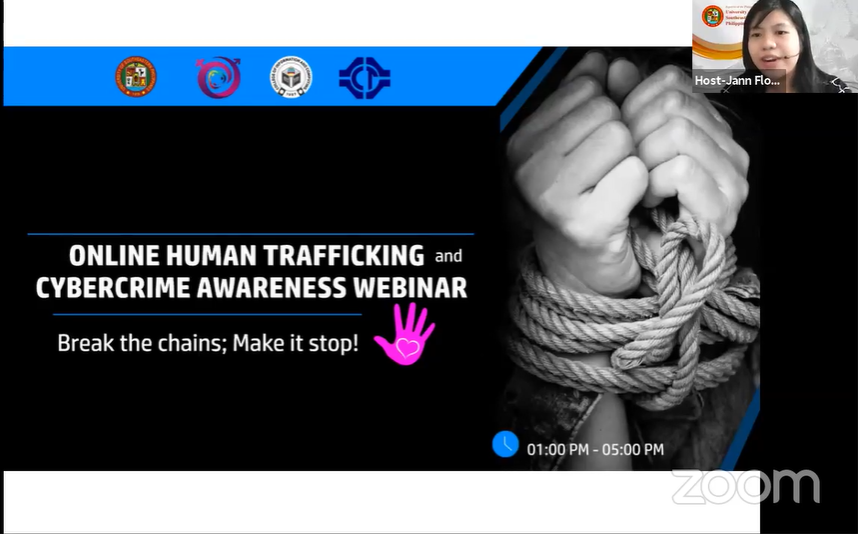 CIC Conducts Webinar on Online Human Trafficking and Cybercrime