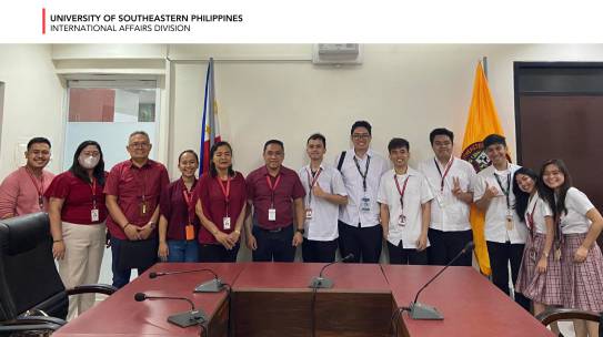 CIC students pay a courtesy visit to President Gabales