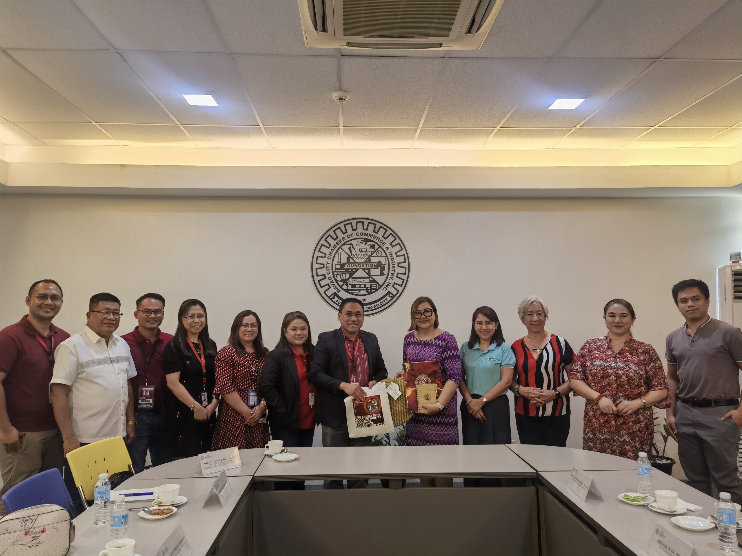 USeP Top Management pays a courtesy visit to DCCCII