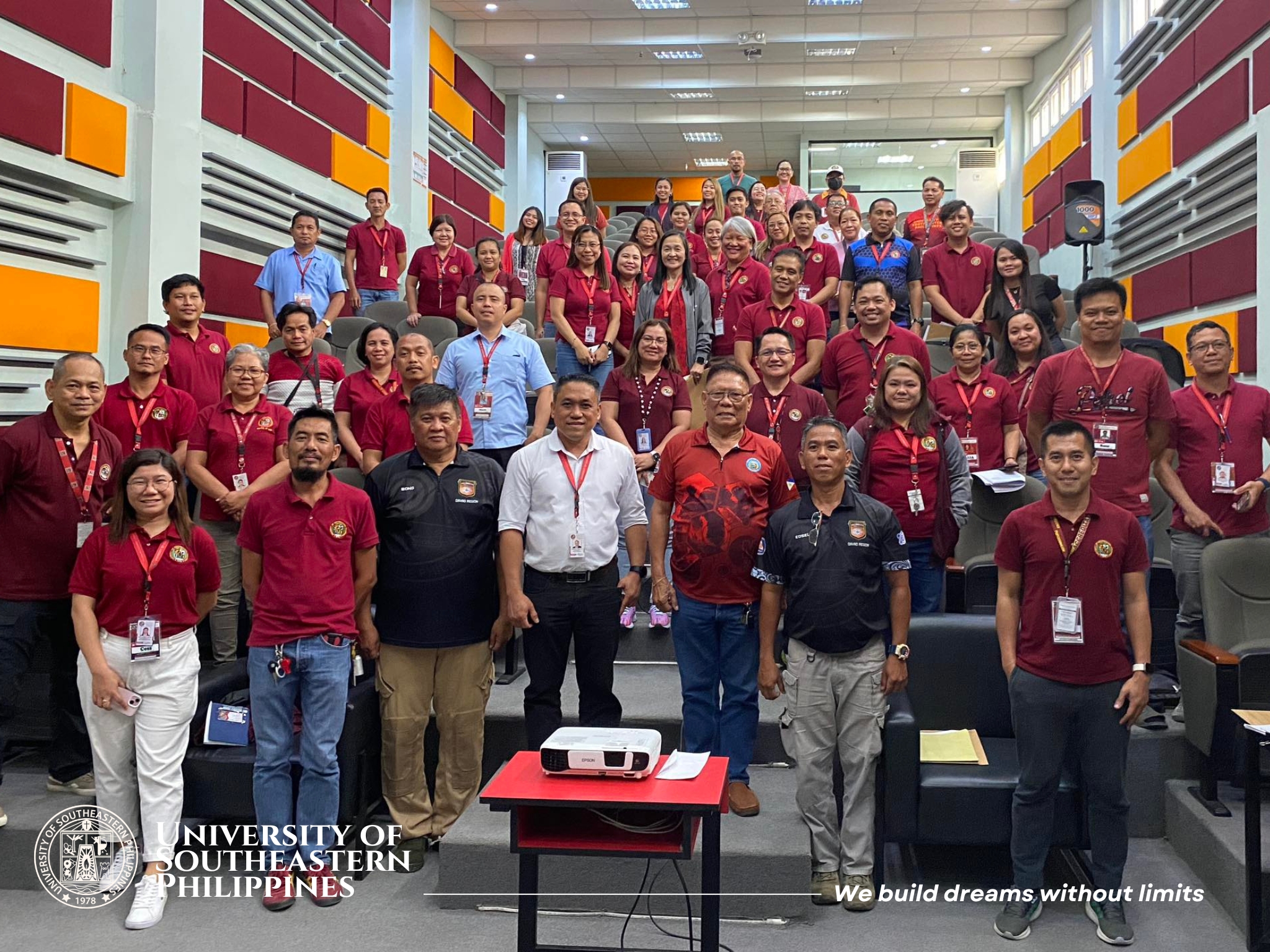 USeP officials and personnel join the Incident Command System Orientation and Simulation