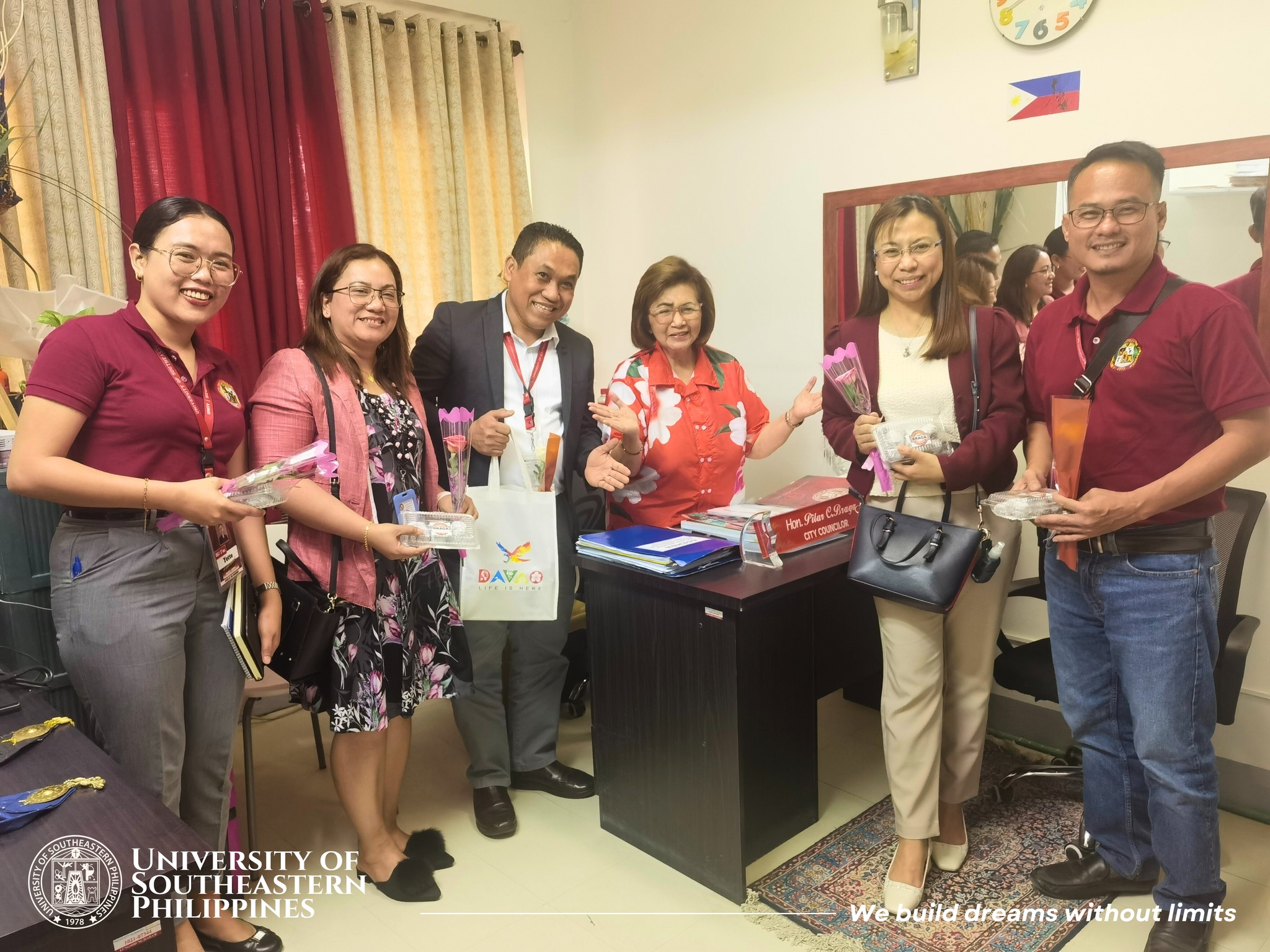 USeP Top Management meets Councilor Braga