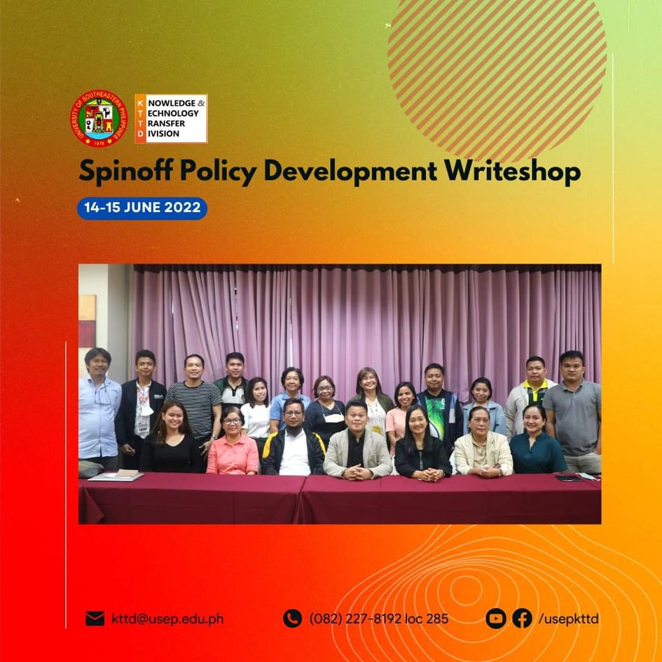 Training-Workshop on Spinoff Policy Development