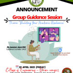 “Building Your Academic Resilience” – A Group Guidance Session