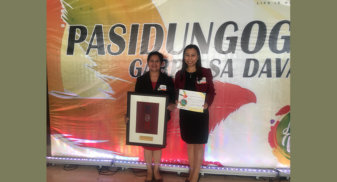 Davao City Gov’t recognizes drug rehabilitation program of USeP