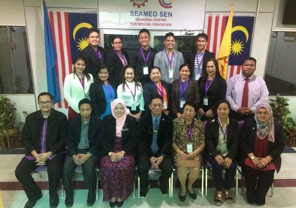 USeP Special Education grad students hold study visit in SEAMEO-SEN, Malaysia