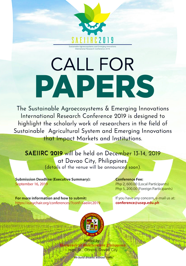 CALL FOR PAPERS!