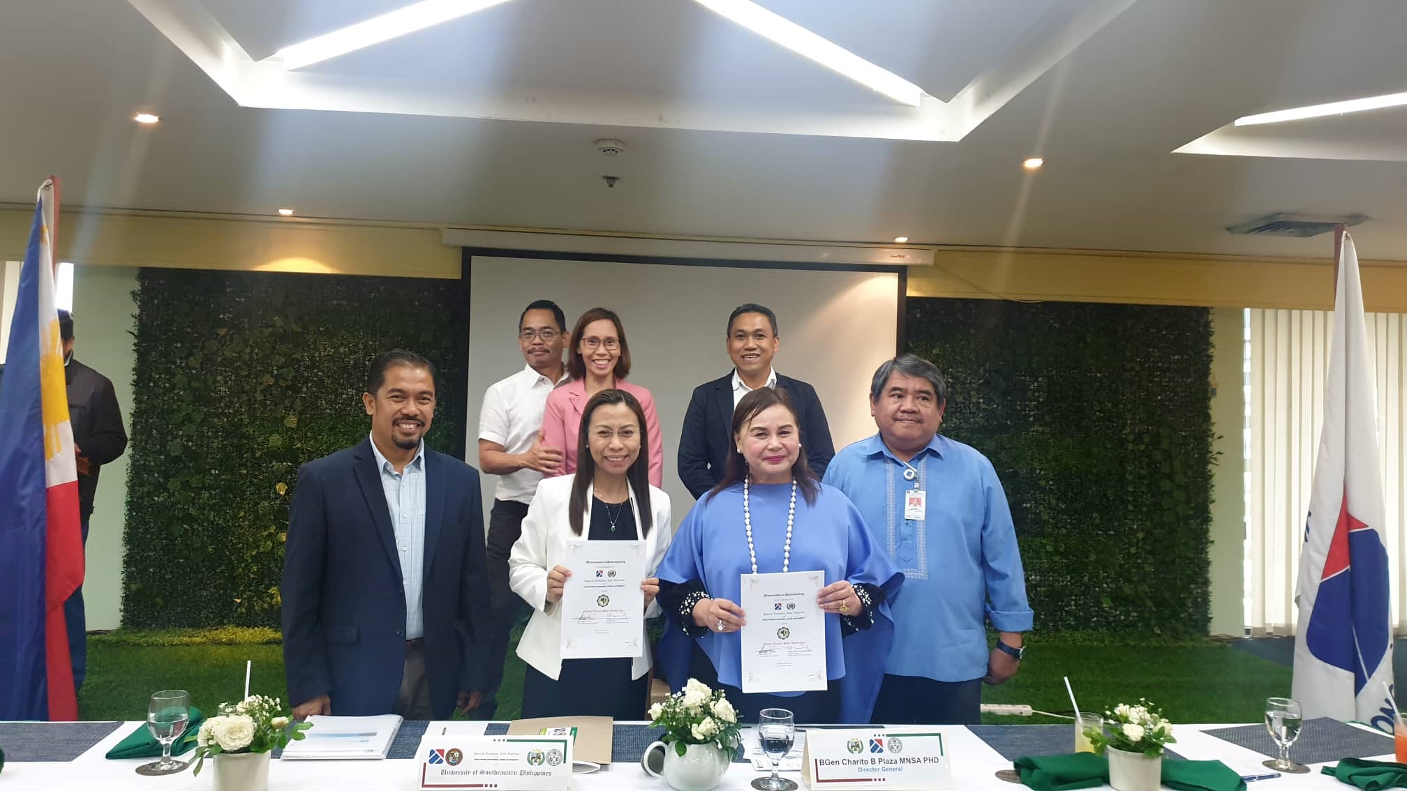 USeP attends MOU signing and project consultation with PEZA and its academic partners