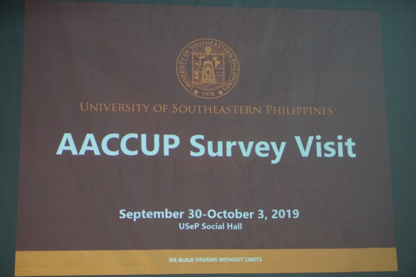 USeP Colleges scheduled for AACCUP Survey Visit