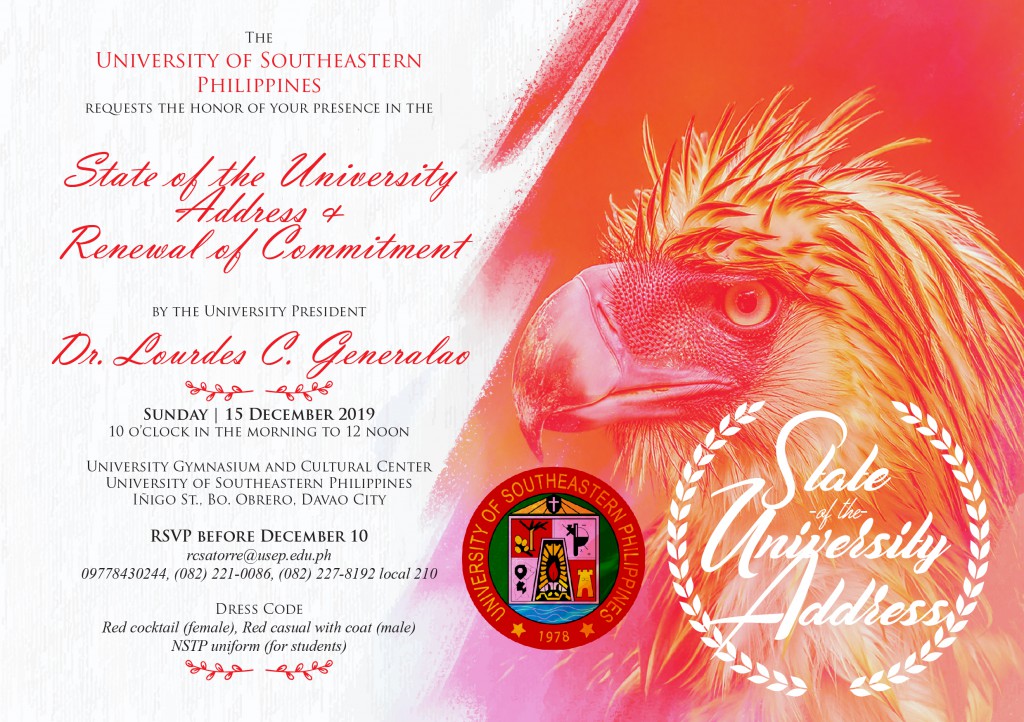State of the University Address and Renewal of Commitment