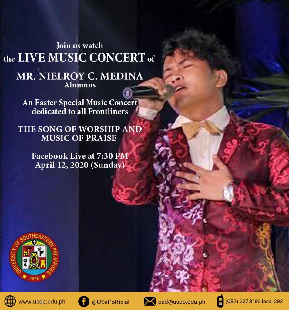 Facebook live music concert of Mr. Nielroy C. Medina