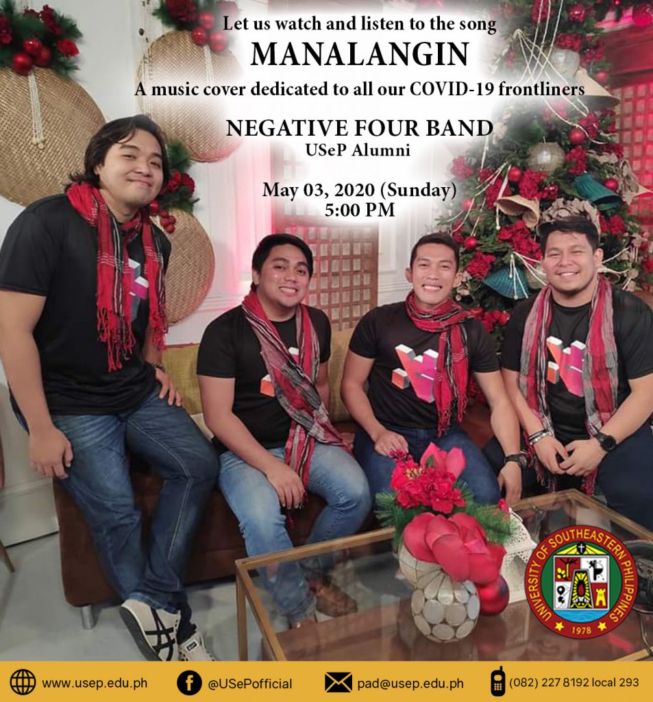 Music cover of the song Manalangin by the Negative Four Band
