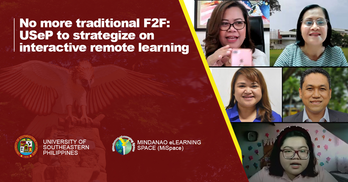 No more traditional f2f: USeP to strategize on interactive remote learning