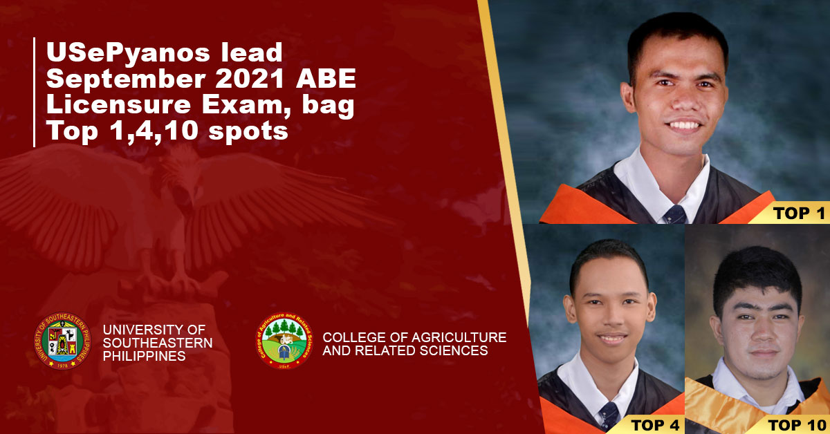 USePyanos lead September 2021 ABE Licensure Exam, bag Top 1,4,10 spots