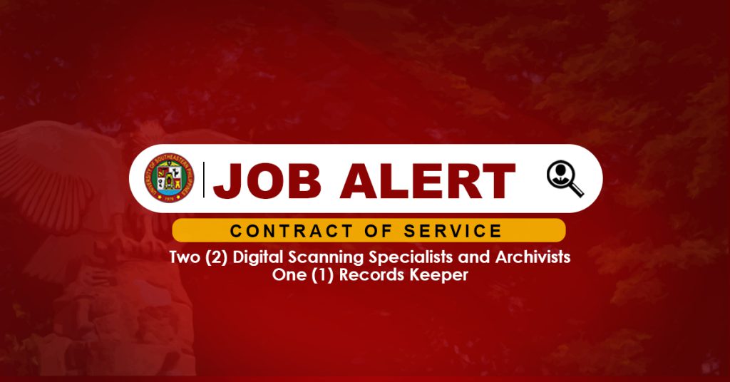 USeP Job Hiring! USeP is in need of three (3) Personnel for Obrero Campus