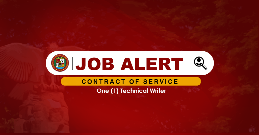 USeP Job Hiring! USeP is in need of One (1) Technical Writer for Obrero Campus