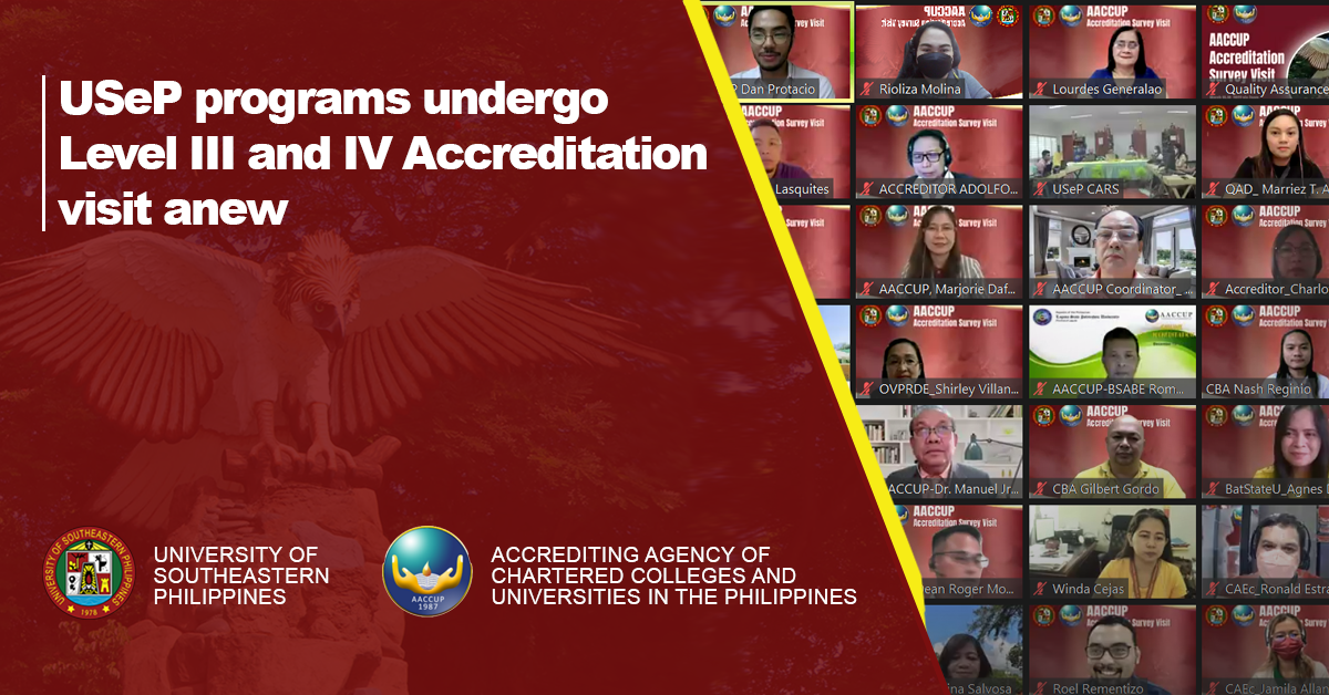 USeP programs undergo Level III and IV Accreditation Visit anew
