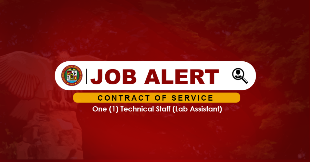 USeP Job Hiring! USeP is in need of one (1) non-teaching personnel for Obrero Campus