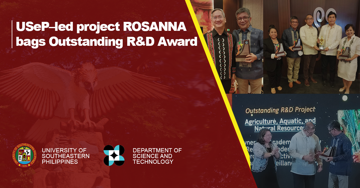USeP–led project ROSANNA bags Outstanding R&D Award