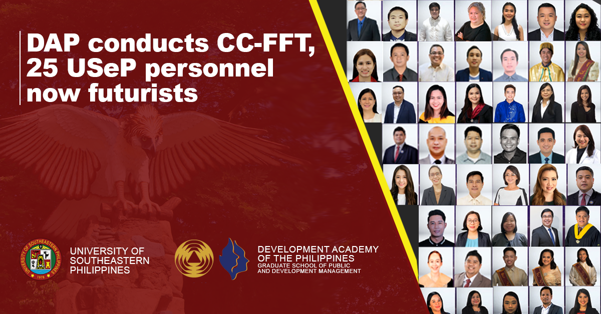 DAP conducts CC-FFT, 25 USeP personnel now futurists