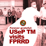 Forever grateful: USeP TM visits FPRRD