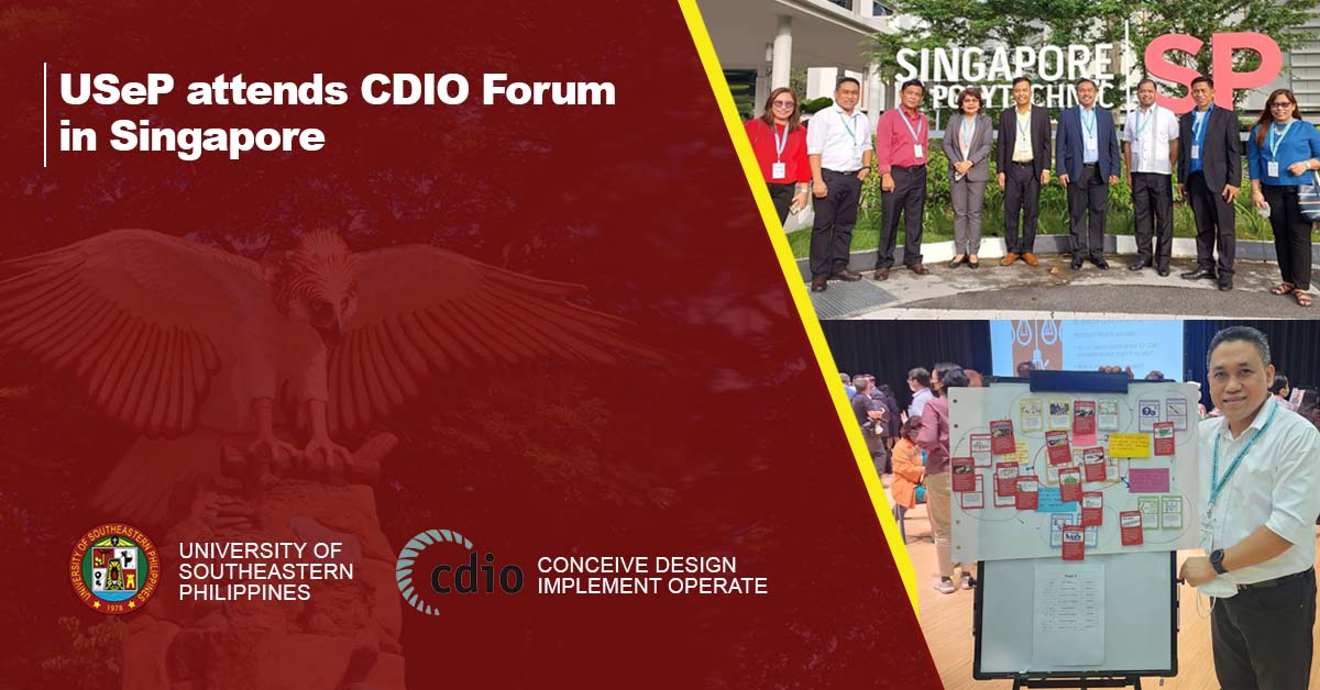 USeP attends CDIO Forum in Singapore